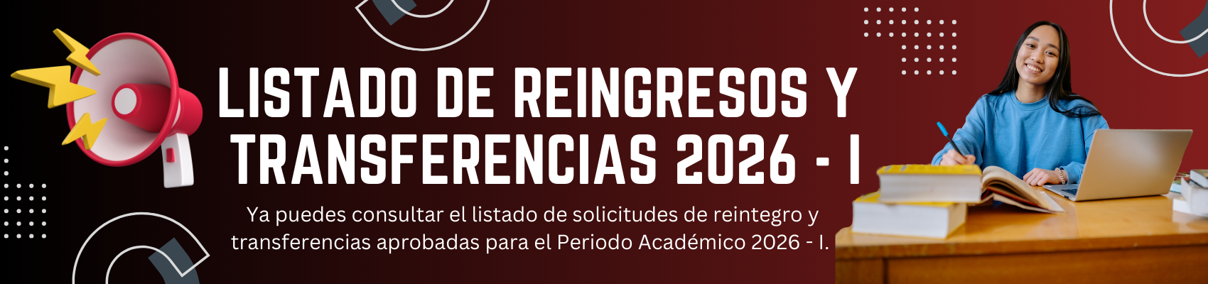 Listados de reingresos y transferencias 2026-1