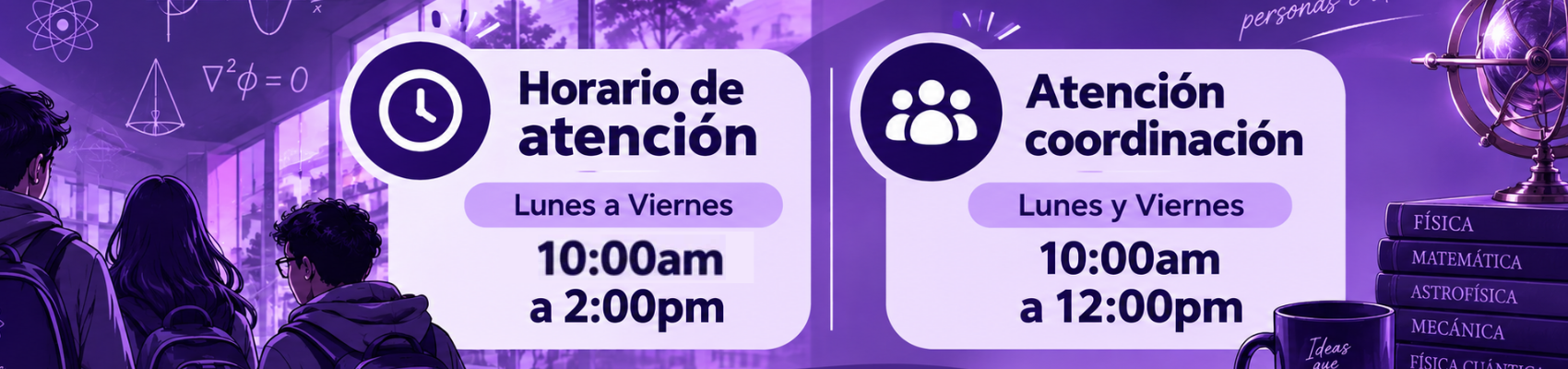 Horarios de atención
